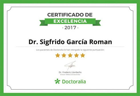 certificado Doctoralia