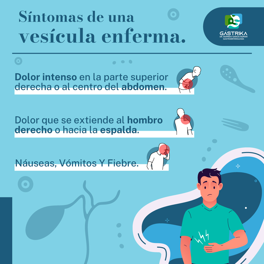 Síntomas de una vesícula enferma